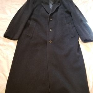 Mens Charcoal Overcoat Allyn Saint George